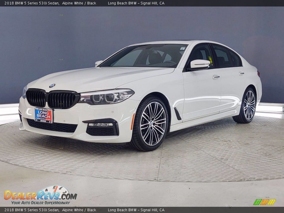 2018 BMW 5 Series 530i Sedan Alpine White / Black Photo #4