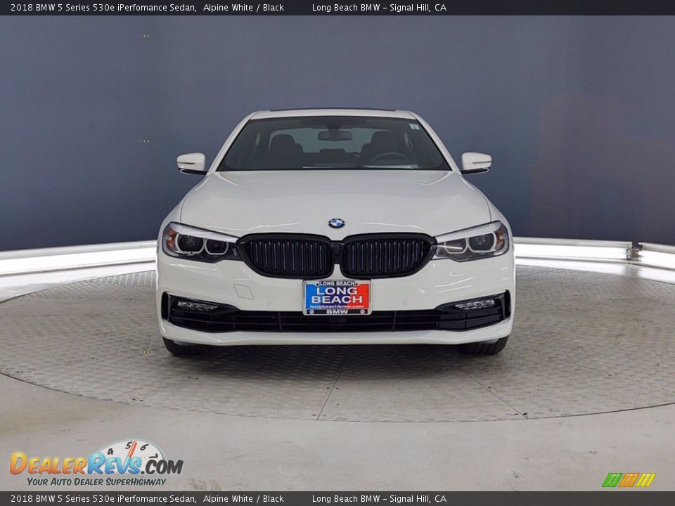 2018 BMW 5 Series 530e iPerfomance Sedan Alpine White / Black Photo #2