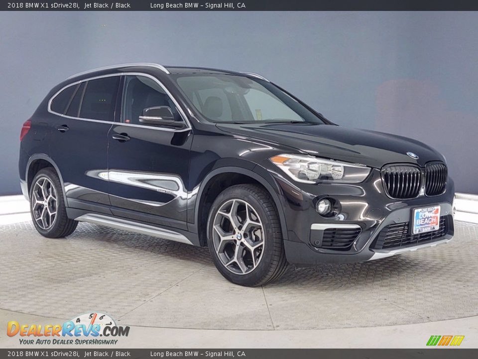 2018 BMW X1 sDrive28i Jet Black / Black Photo #1