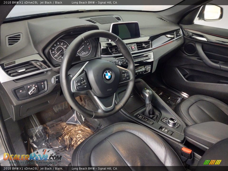 2018 BMW X1 sDrive28i Jet Black / Black Photo #13