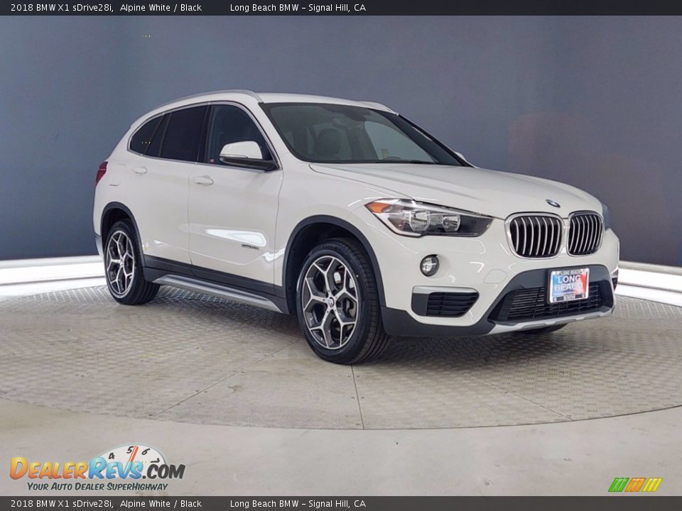 2018 BMW X1 sDrive28i Alpine White / Black Photo #1