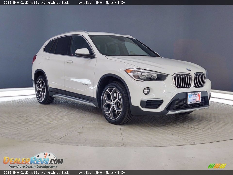 2018 BMW X1 sDrive28i Alpine White / Black Photo #2