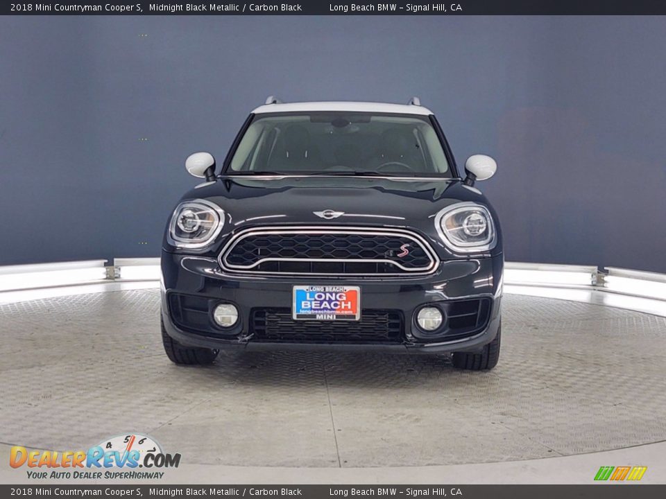 2018 Mini Countryman Cooper S Midnight Black Metallic / Carbon Black Photo #2