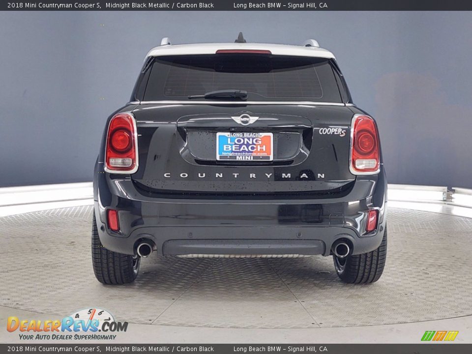 2018 Mini Countryman Cooper S Midnight Black Metallic / Carbon Black Photo #4