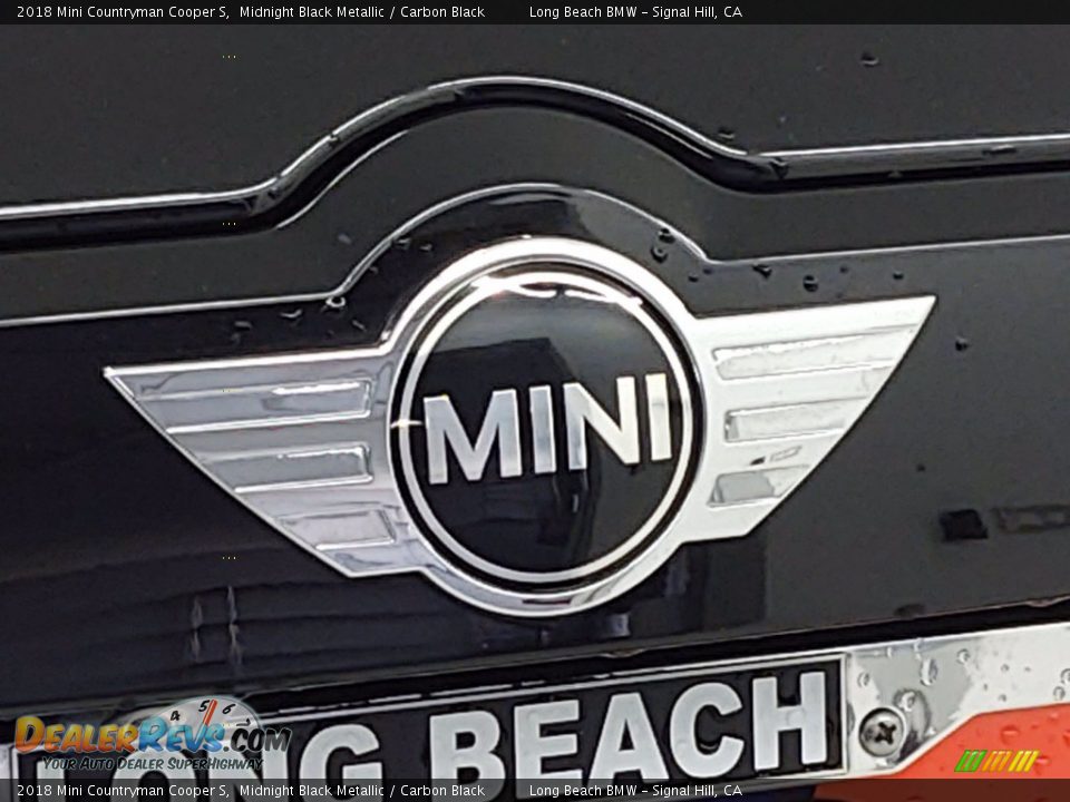 2018 Mini Countryman Cooper S Midnight Black Metallic / Carbon Black Photo #11