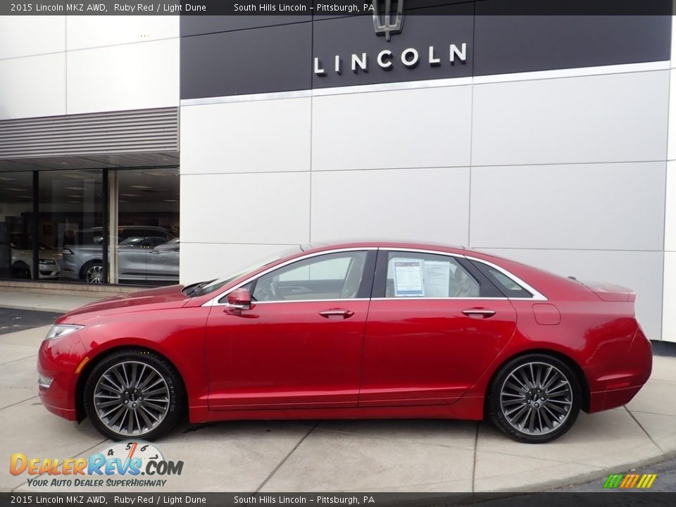 Ruby Red 2015 Lincoln MKZ AWD Photo #2