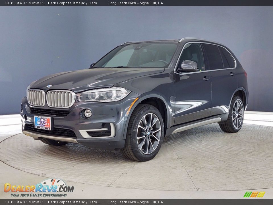 2018 BMW X5 sDrive35i Dark Graphite Metallic / Black Photo #3