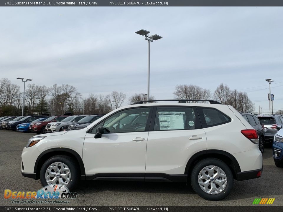 2021 Subaru Forester 2.5i Crystal White Pearl / Gray Photo #4