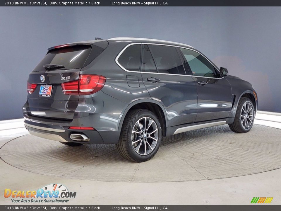 2018 BMW X5 sDrive35i Dark Graphite Metallic / Black Photo #5