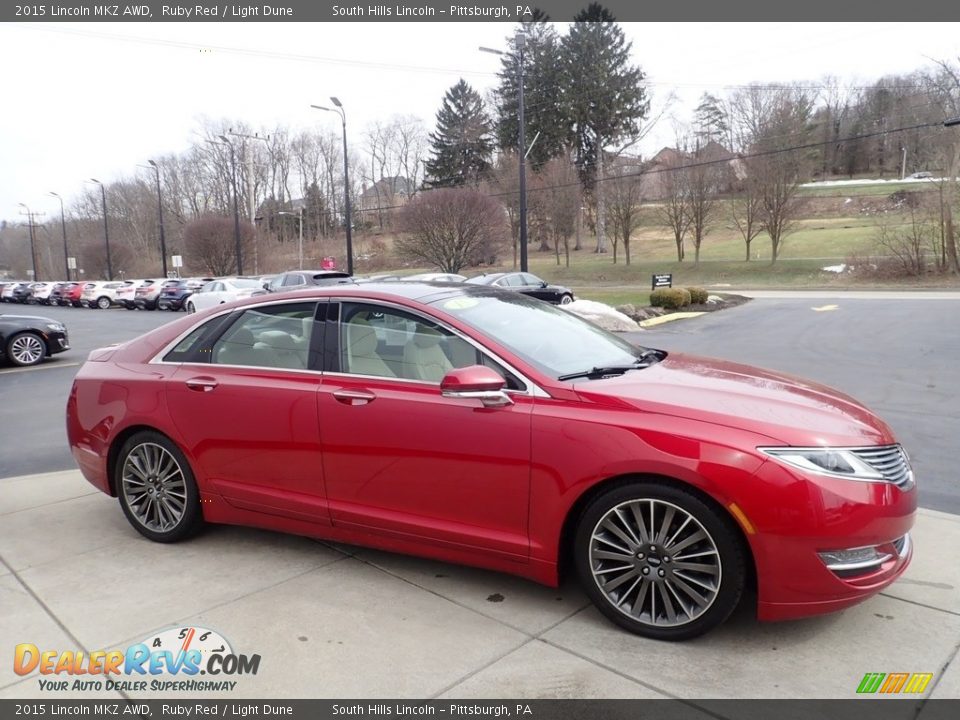 Ruby Red 2015 Lincoln MKZ AWD Photo #6