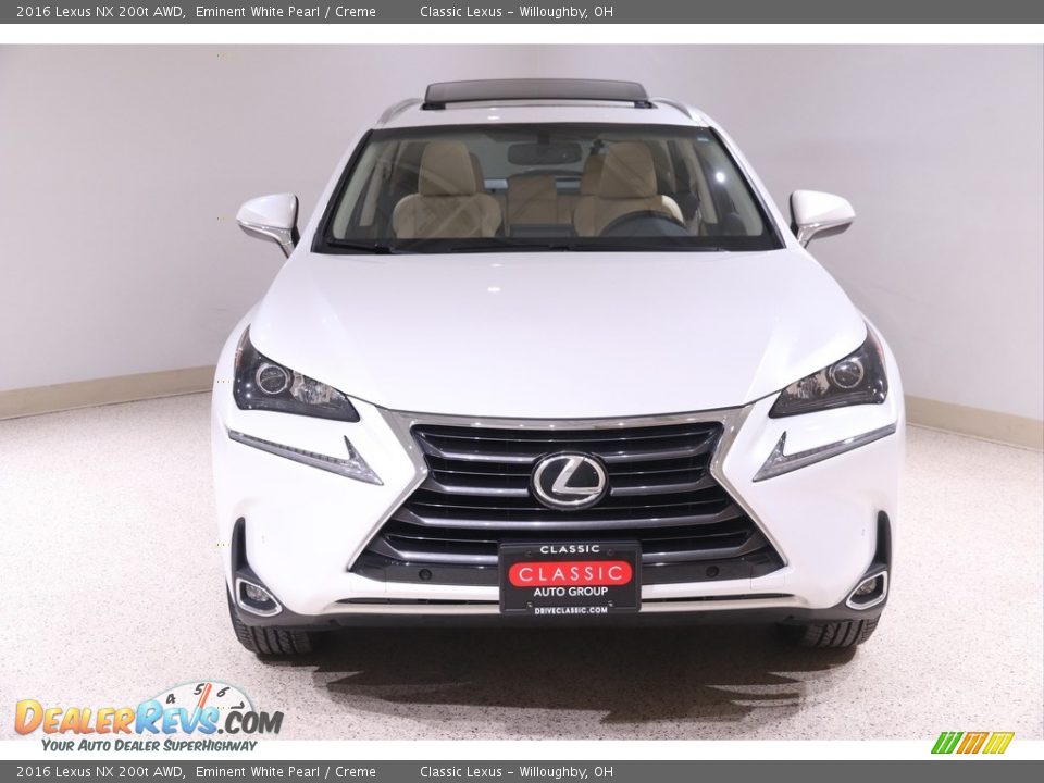 2016 Lexus NX 200t AWD Eminent White Pearl / Creme Photo #2