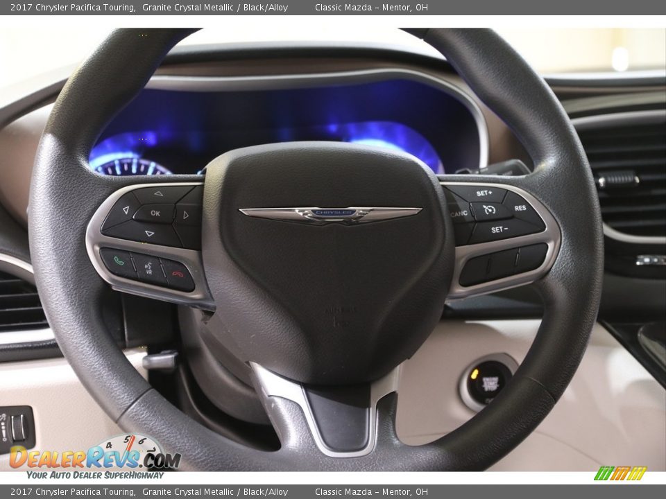 2017 Chrysler Pacifica Touring Granite Crystal Metallic / Black/Alloy Photo #7