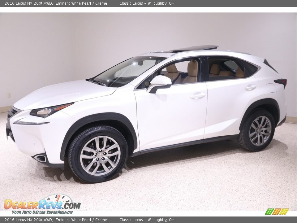 2016 Lexus NX 200t AWD Eminent White Pearl / Creme Photo #3