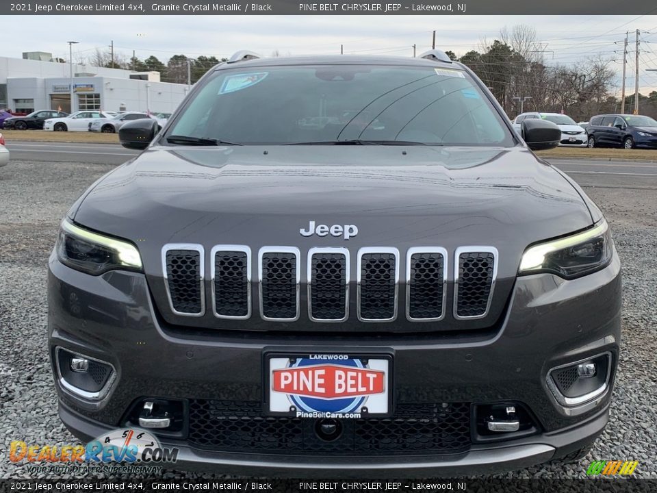 2021 Jeep Cherokee Limited 4x4 Granite Crystal Metallic / Black Photo #3