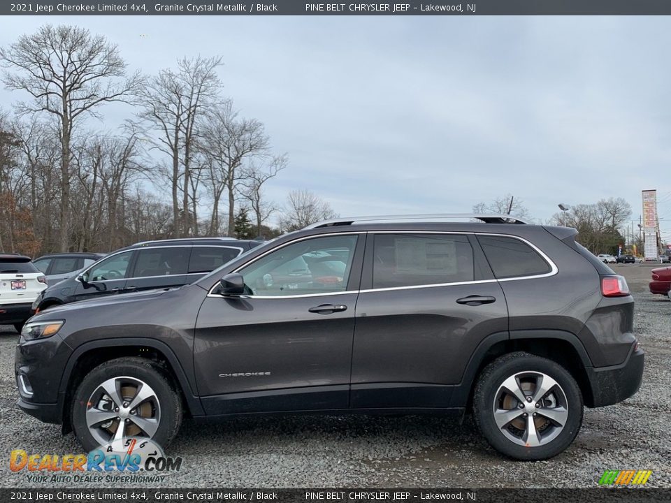 2021 Jeep Cherokee Limited 4x4 Granite Crystal Metallic / Black Photo #4