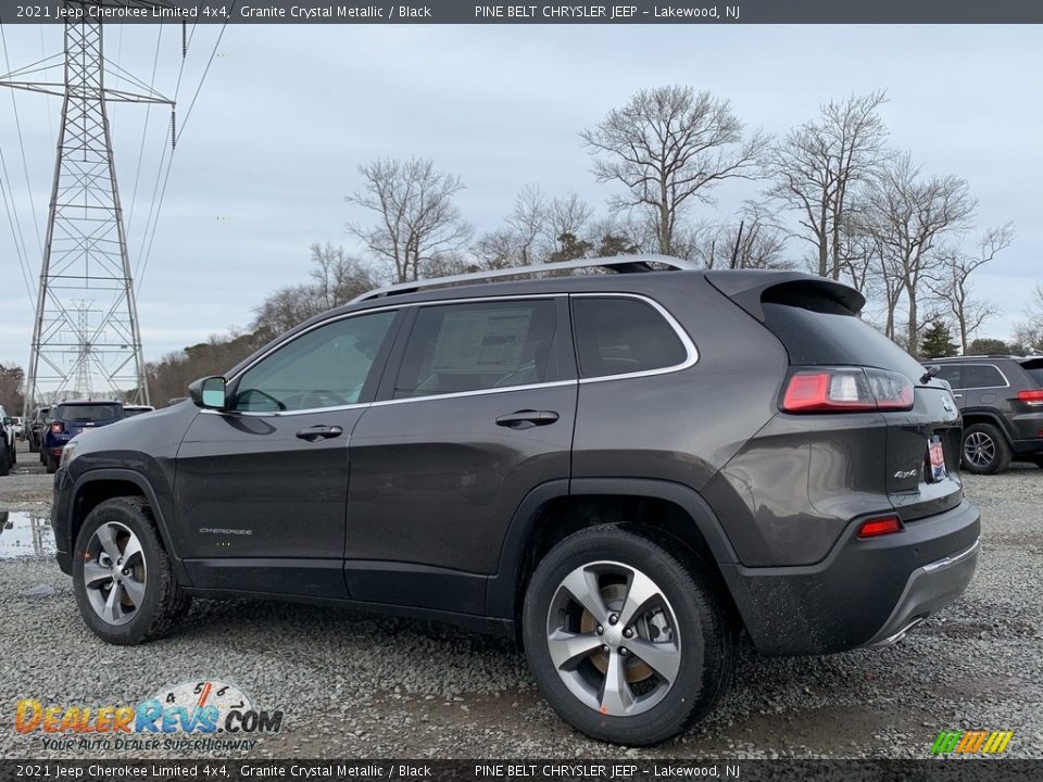 2021 Jeep Cherokee Limited 4x4 Granite Crystal Metallic / Black Photo #6