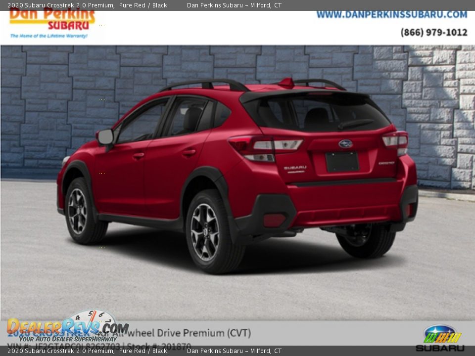 2020 Subaru Crosstrek 2.0 Premium Pure Red / Black Photo #6