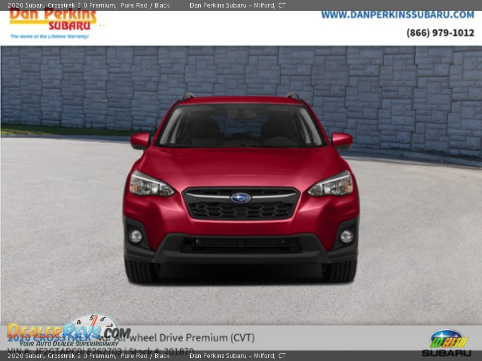 2020 Subaru Crosstrek 2.0 Premium Pure Red / Black Photo #7