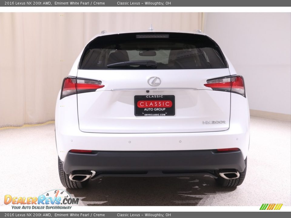 2016 Lexus NX 200t AWD Eminent White Pearl / Creme Photo #23