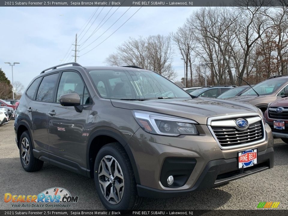 2021 Subaru Forester 2.5i Premium Sepia Bronze Metallic / Black Photo #1