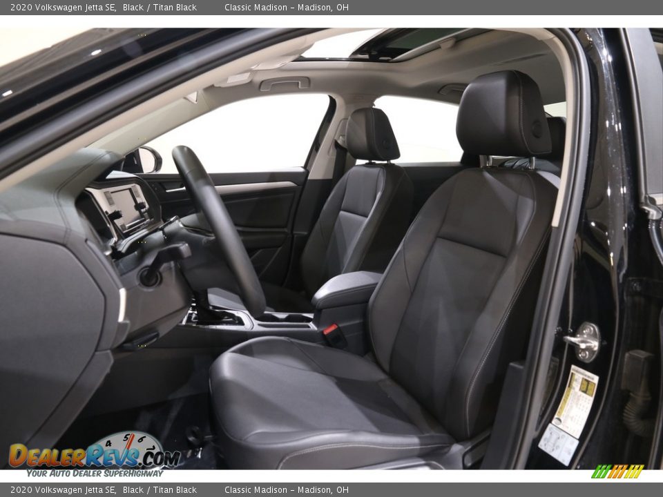 2020 Volkswagen Jetta SE Black / Titan Black Photo #5