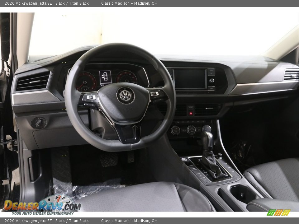 2020 Volkswagen Jetta SE Black / Titan Black Photo #6
