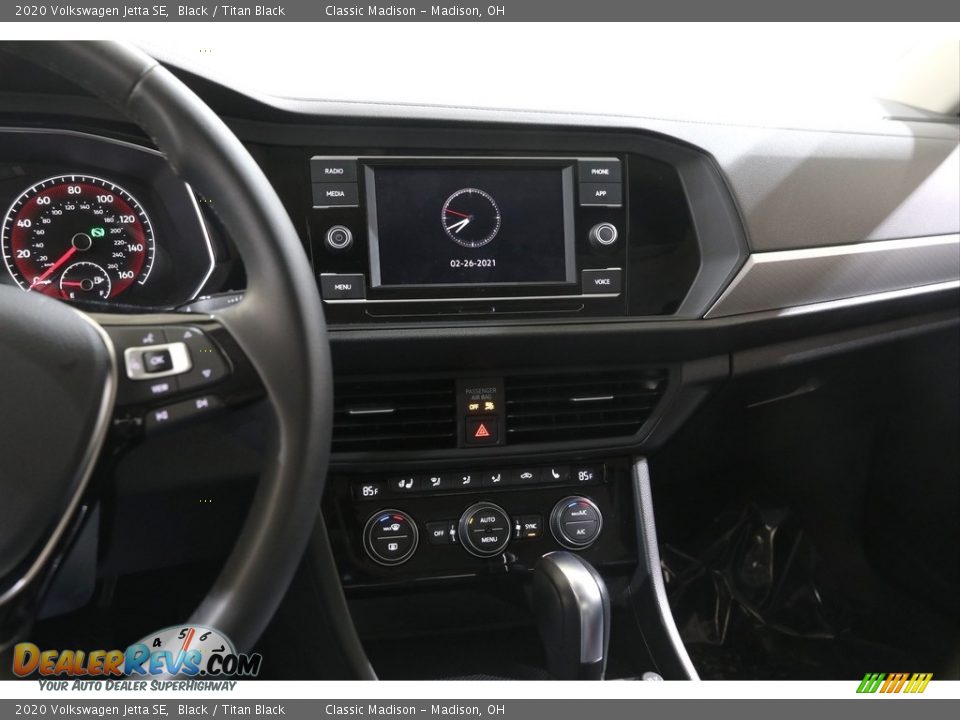 2020 Volkswagen Jetta SE Black / Titan Black Photo #9