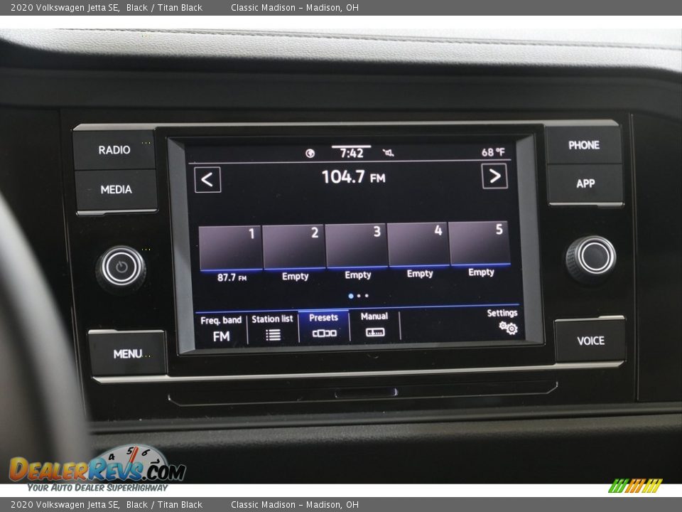 2020 Volkswagen Jetta SE Black / Titan Black Photo #10