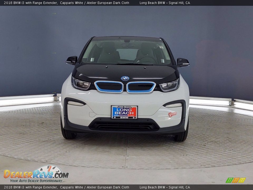 2018 BMW i3 with Range Extender Capparis White / Atelier European Dark Cloth Photo #2