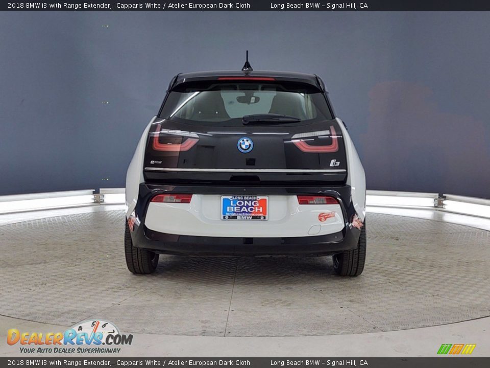 2018 BMW i3 with Range Extender Capparis White / Atelier European Dark Cloth Photo #4