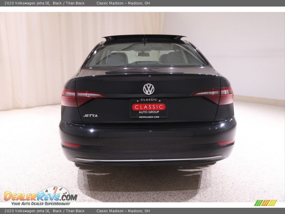 2020 Volkswagen Jetta SE Black / Titan Black Photo #19
