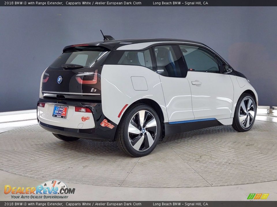 2018 BMW i3 with Range Extender Capparis White / Atelier European Dark Cloth Photo #5