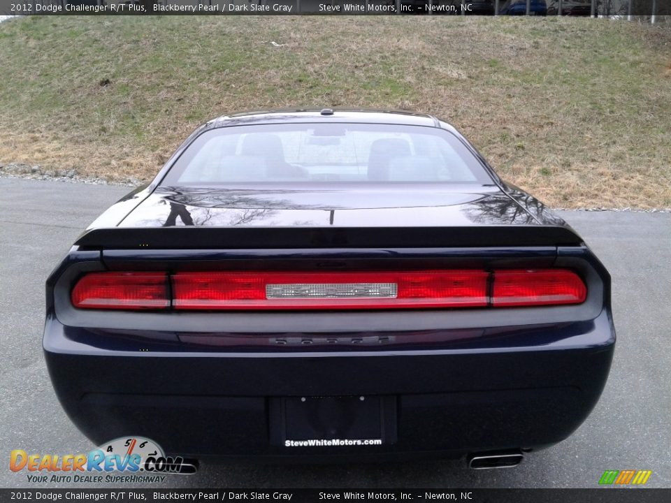 2012 Dodge Challenger R/T Plus Blackberry Pearl / Dark Slate Gray Photo #5