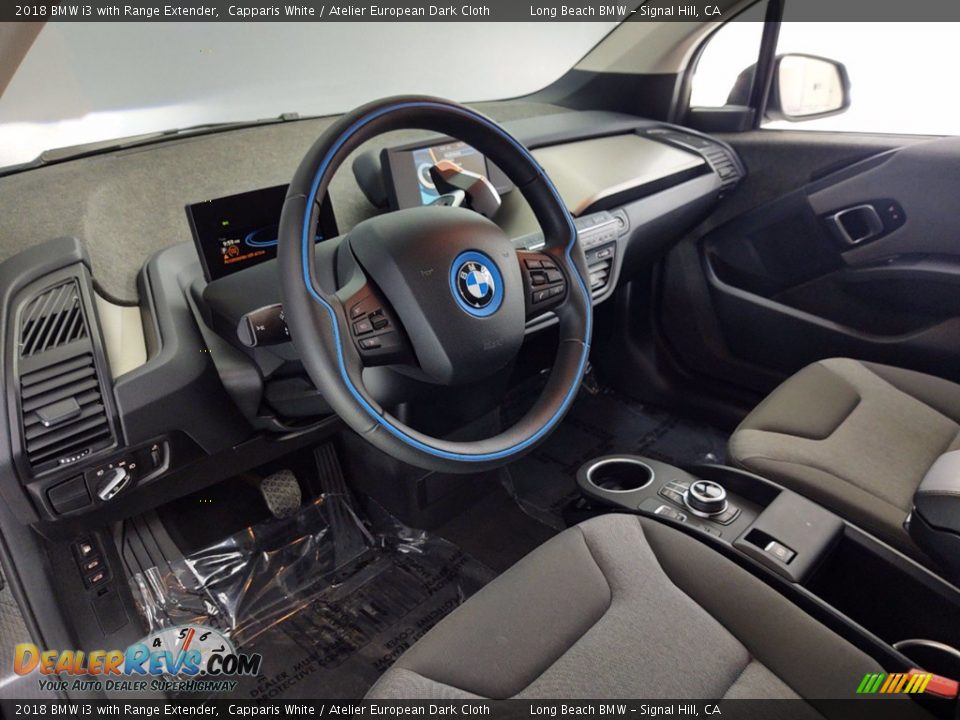 2018 BMW i3 with Range Extender Capparis White / Atelier European Dark Cloth Photo #13