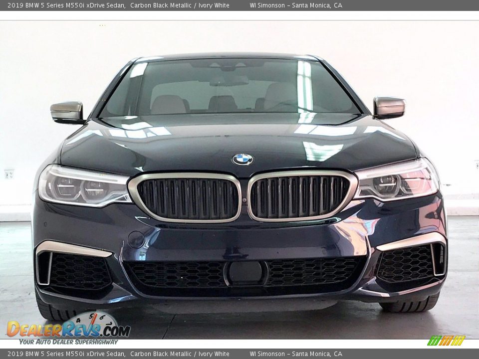 Carbon Black Metallic 2019 BMW 5 Series M550i xDrive Sedan Photo #2