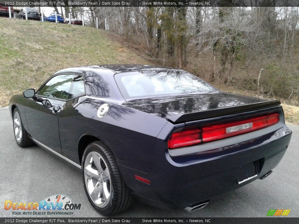 2012 Dodge Challenger R/T Plus Blackberry Pearl / Dark Slate Gray Photo #6