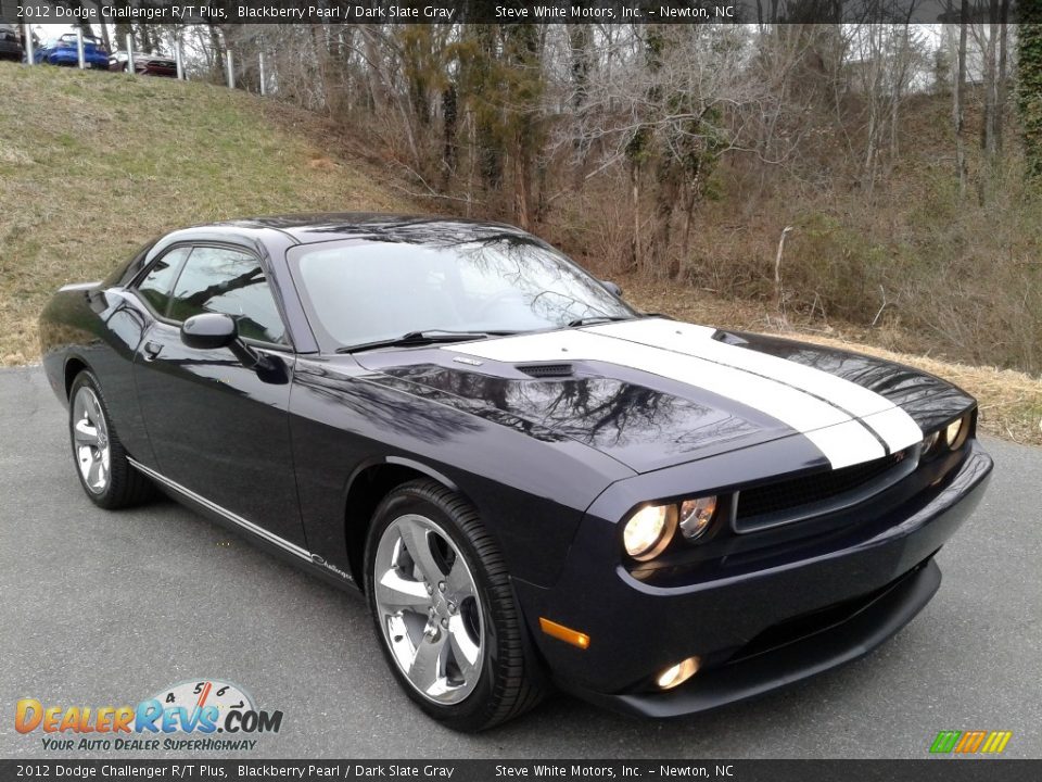 2012 Dodge Challenger R/T Plus Blackberry Pearl / Dark Slate Gray Photo #7