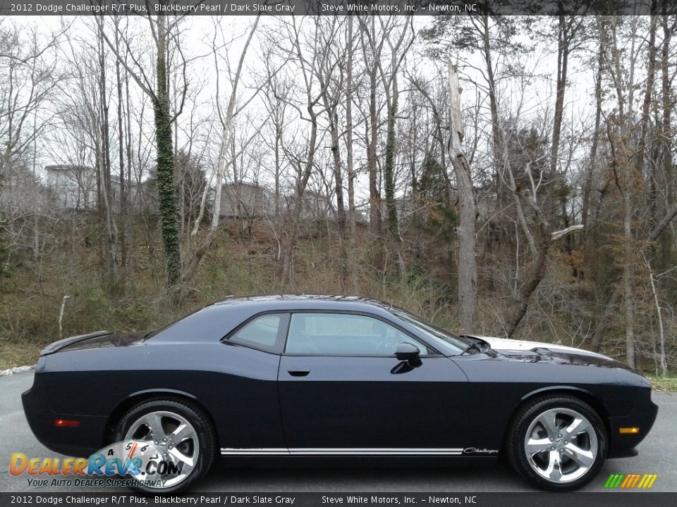 2012 Dodge Challenger R/T Plus Blackberry Pearl / Dark Slate Gray Photo #8