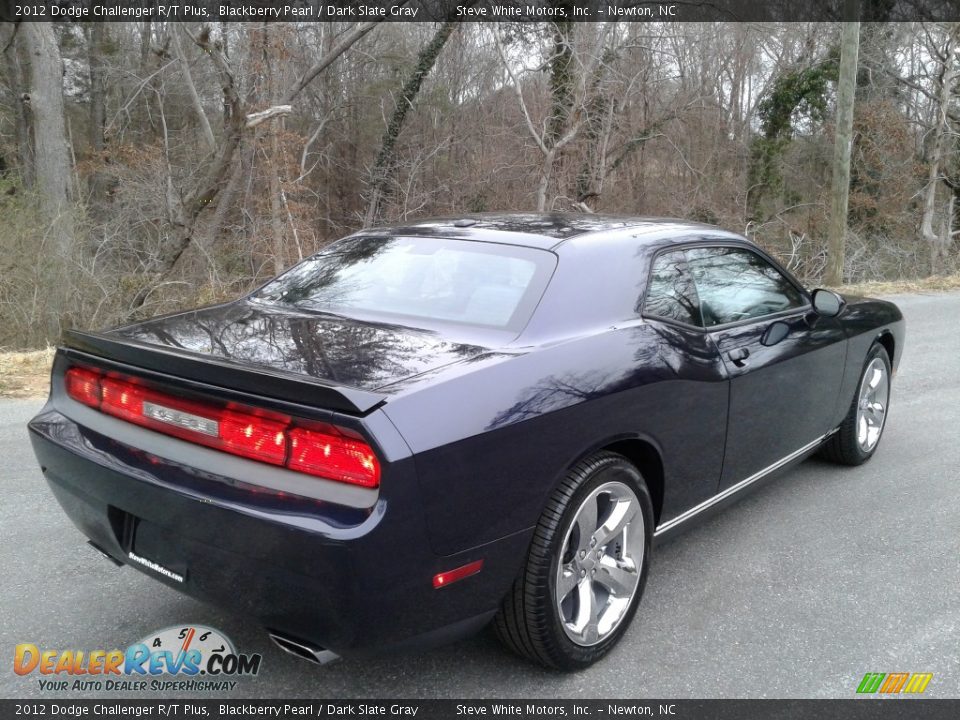 2012 Dodge Challenger R/T Plus Blackberry Pearl / Dark Slate Gray Photo #9