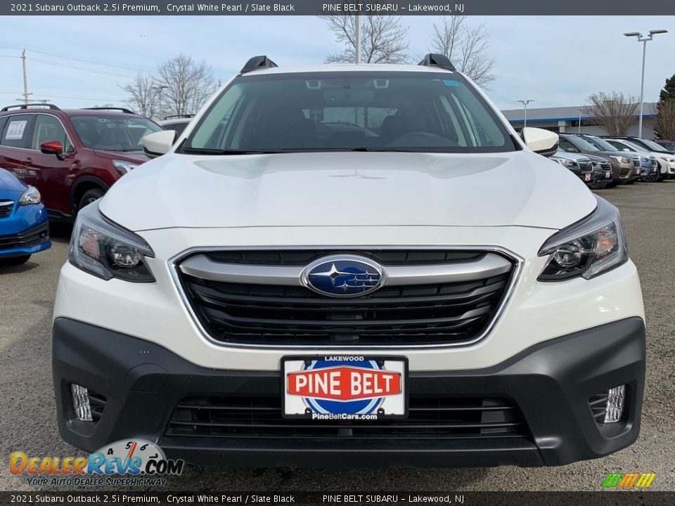 2021 Subaru Outback 2.5i Premium Crystal White Pearl / Slate Black Photo #3