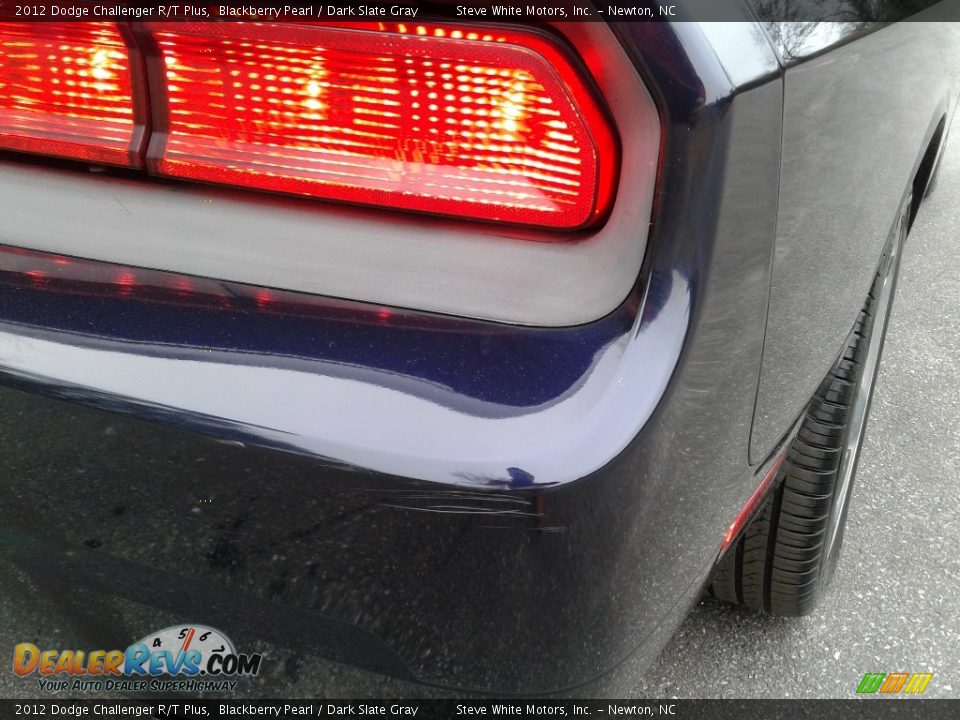 2012 Dodge Challenger R/T Plus Blackberry Pearl / Dark Slate Gray Photo #10