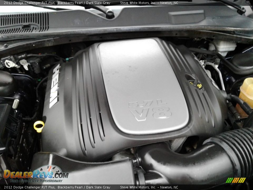 2012 Dodge Challenger R/T Plus Blackberry Pearl / Dark Slate Gray Photo #11