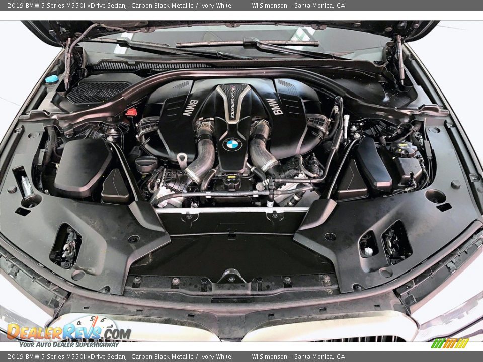 2019 BMW 5 Series M550i xDrive Sedan 4.4 Liter DI TwinPower Turbocharged DOHC 32-Valve VVT V8 Engine Photo #9