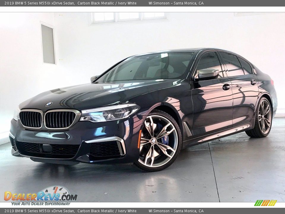 Carbon Black Metallic 2019 BMW 5 Series M550i xDrive Sedan Photo #12