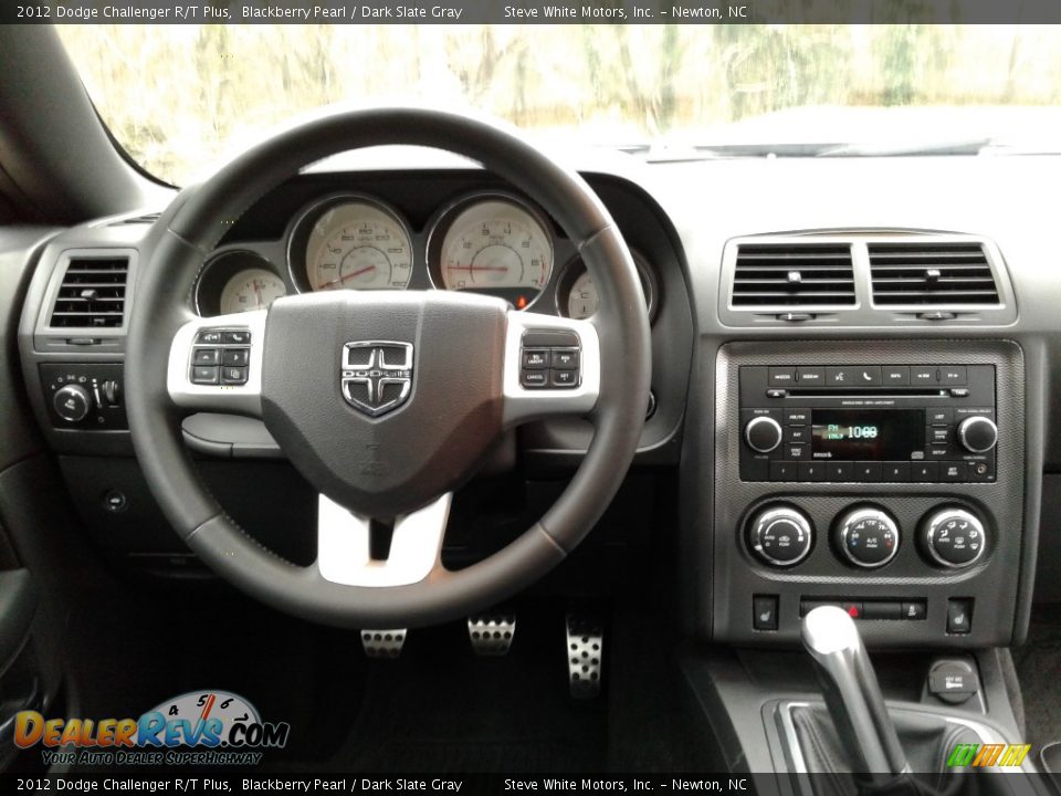 2012 Dodge Challenger R/T Plus Blackberry Pearl / Dark Slate Gray Photo #18