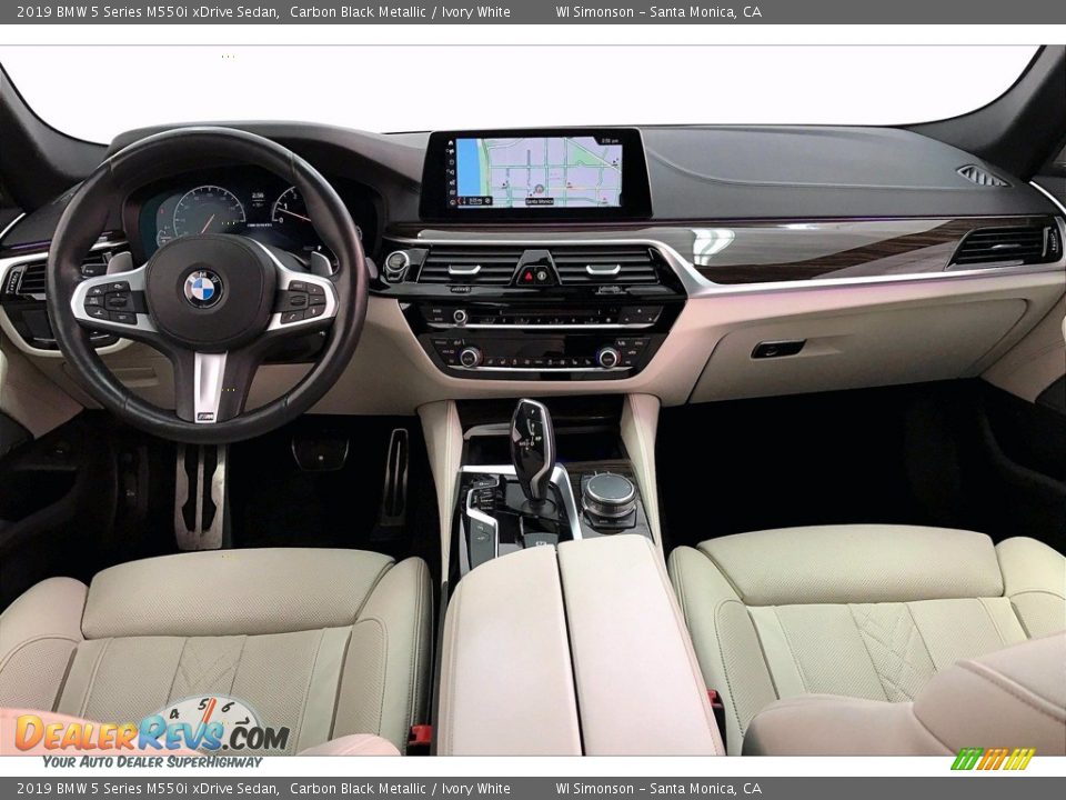 Front Seat of 2019 BMW 5 Series M550i xDrive Sedan Photo #15