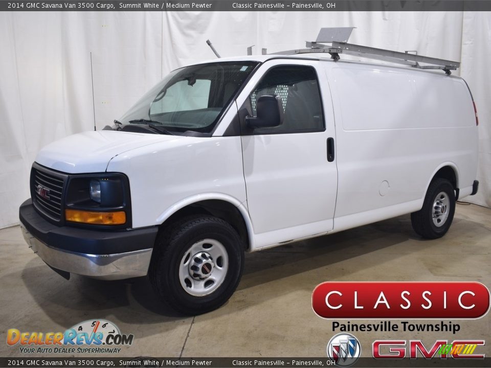 2014 GMC Savana Van 3500 Cargo Summit White / Medium Pewter Photo #1