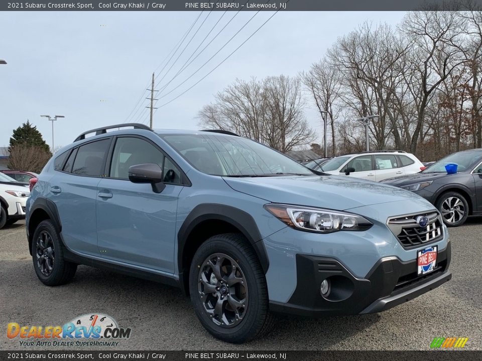 2021 Subaru Crosstrek Sport Cool Gray Khaki / Gray Photo #1