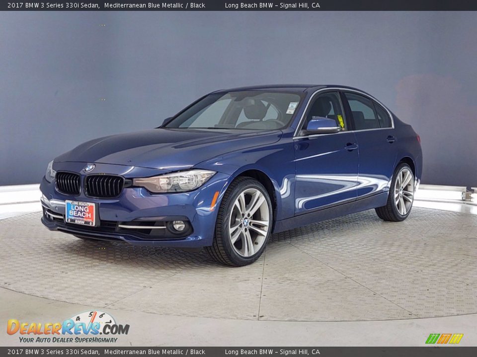 2017 BMW 3 Series 330i Sedan Mediterranean Blue Metallic / Black Photo #3