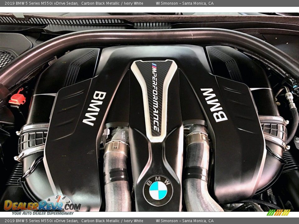 2019 BMW 5 Series M550i xDrive Sedan 4.4 Liter DI TwinPower Turbocharged DOHC 32-Valve VVT V8 Engine Photo #32